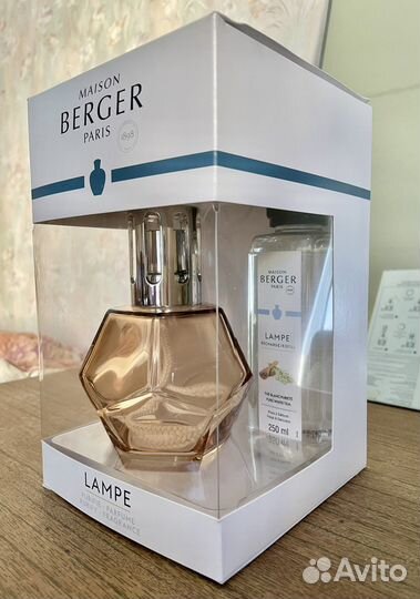 Набор лампа Берже и аромат Белый чай 250мл