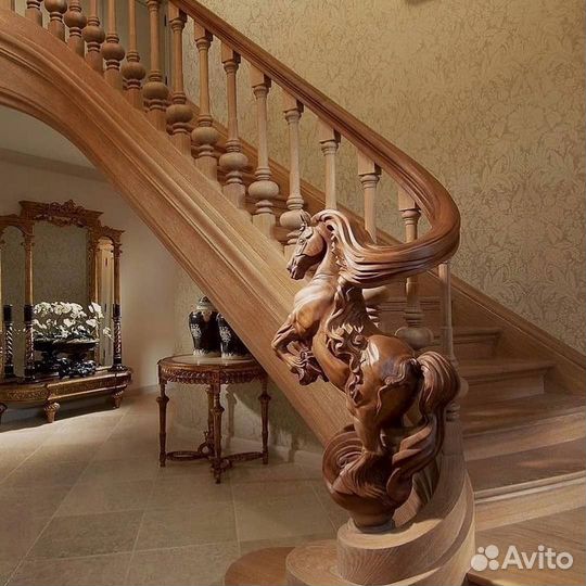 Лестница из дуба