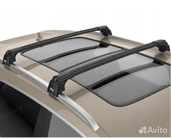 Багажник Turtle AIR 2 на интегрированный рейлинг