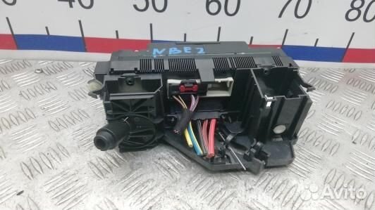 Блок управления печки и климат-контроля skoda octa
