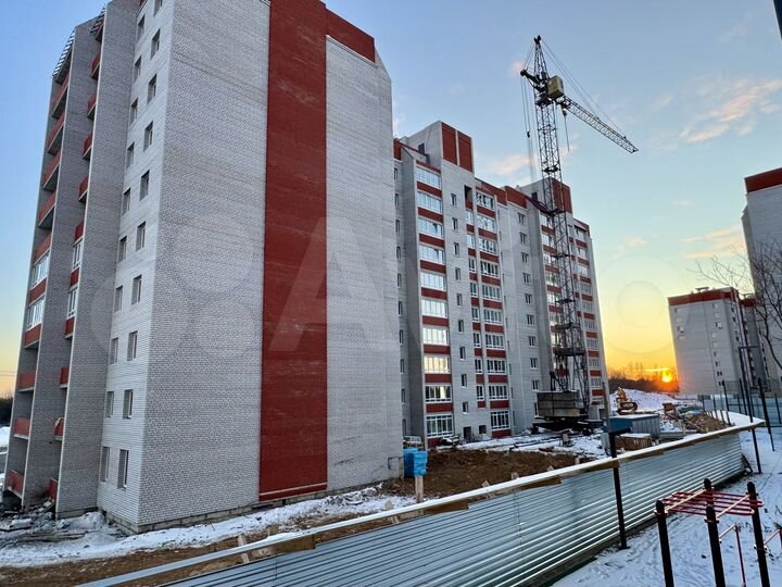 2-к. квартира, 60,4 м², 6/10 эт.