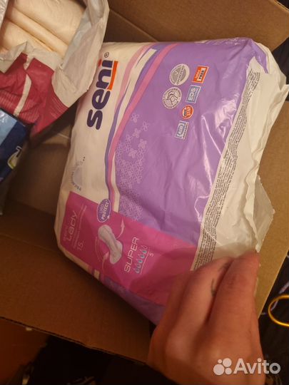 Целая коробка прокладок/памперсов -трусов