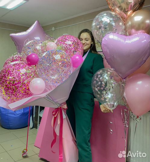 Букеты гиганты из шаров с доставкой