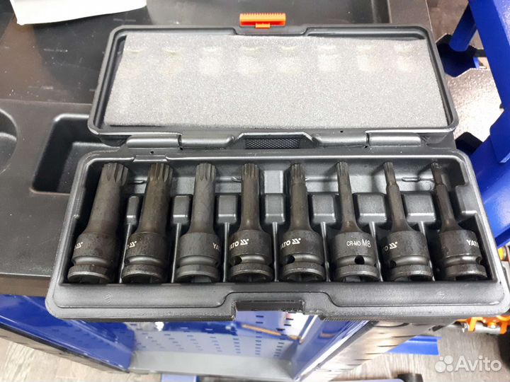 Набор ударных бит Spline 1/2 м5-м18 Yato