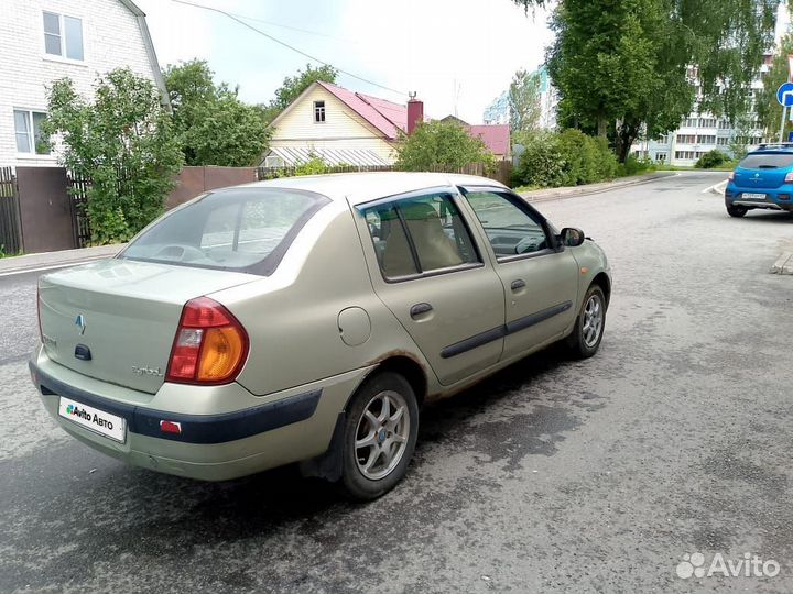 Renault Symbol 1.4 МТ, 2002, 170 000 км