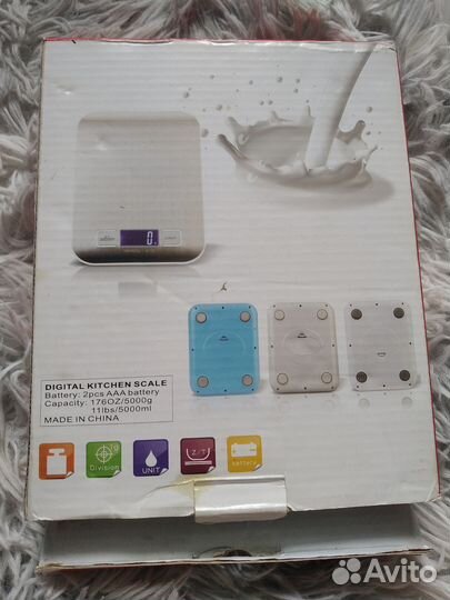 Весы кухонные электронные до 5 кг
