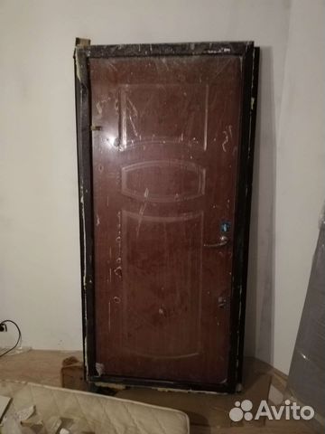 Накладка на дверь синяя