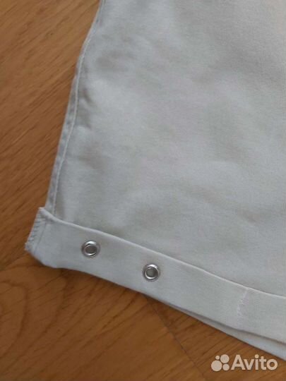 Шорты новые беж джинсовые высокая посадка р.29