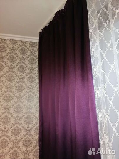 Шторы портьеры новые, тюль, новый комплект