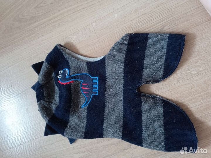 Шапка шлем для мальчика демисезонная