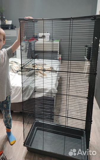 Клетка для грызунов высокая