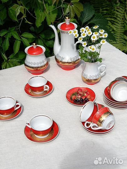 Кофейный сервиз СССР / Бориславский фарфор