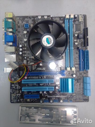 Asus P7H55-M LE + I3-540