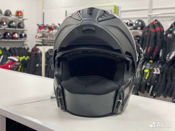 Cнегоходный шлем AIM JK906 с электроподогревом