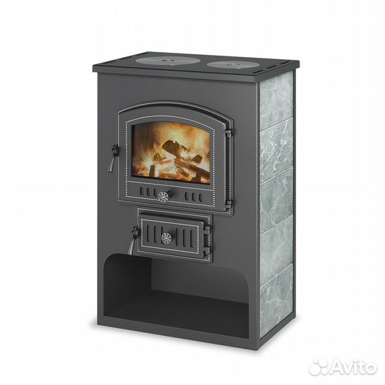 Печь-Камин везувий пк-03 (224) с плитой 