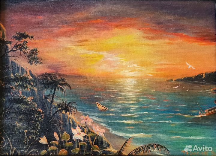 Картина маслом на холсте 79*59