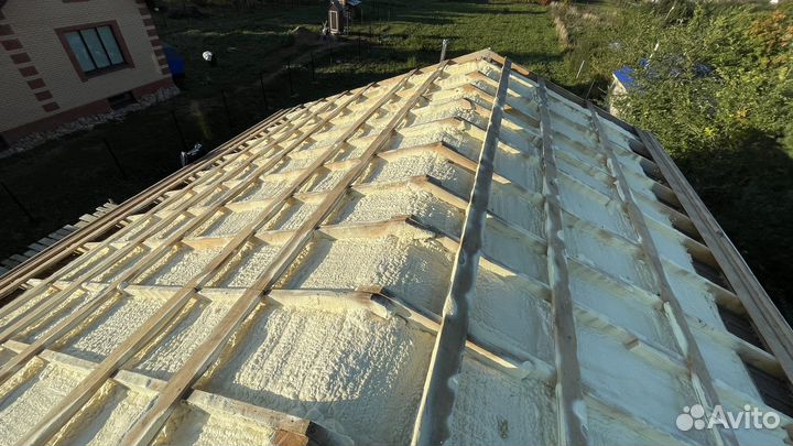 Утепление пеной ППУ