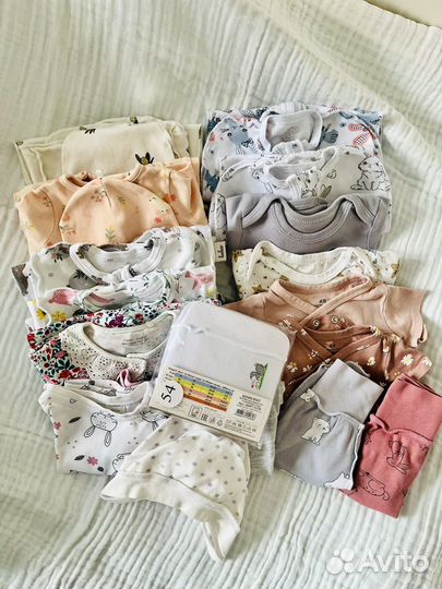 Детские вещи пакетом на новорожденную девочку