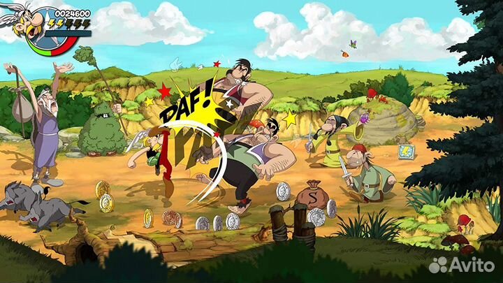 Asterix & Obelix: Slap Them All PS4, русские субтитры