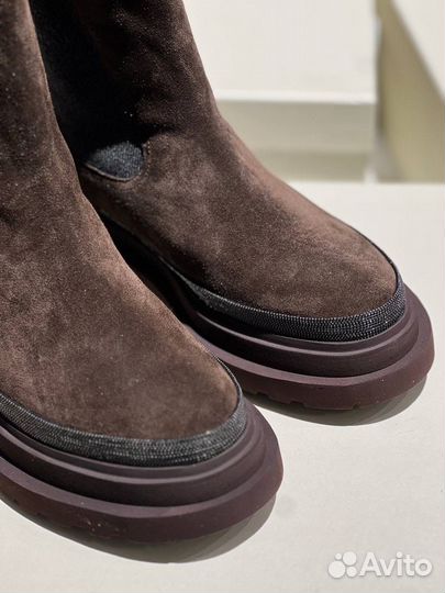 Ботинки Brunello Cucinelli замша