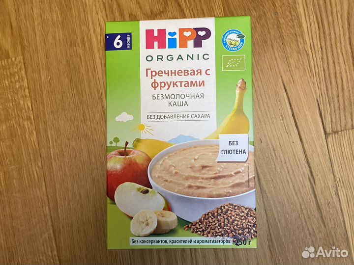 Каша гречневая с фруктами hipp