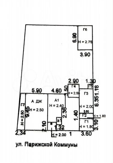 Дом 72,9 м² на участке 6 сот.