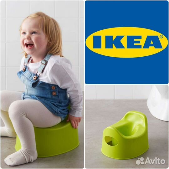 Горшок/накладка на унитаз/подиум икеа (IKEA)