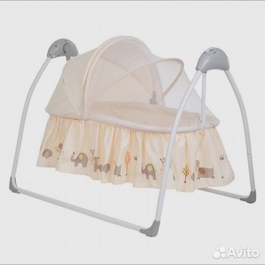 Электрокачели для новорожденных 2 в 1