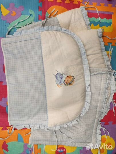 Бортики в кроватку и горка для купания