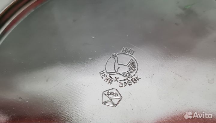 Сахарница мнц Мельхиор Кольчугино СССР Новая