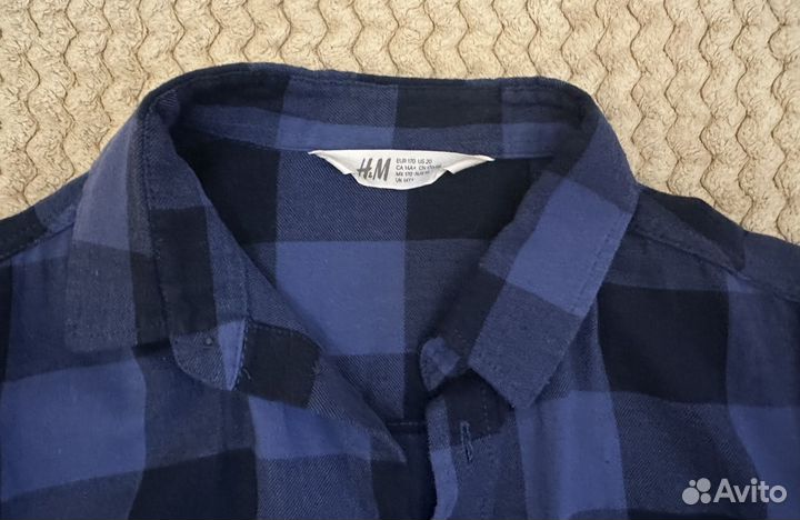 Рубашка в клетку на мальчика