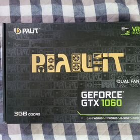 Видеокарта gtx 1060 3gb palit