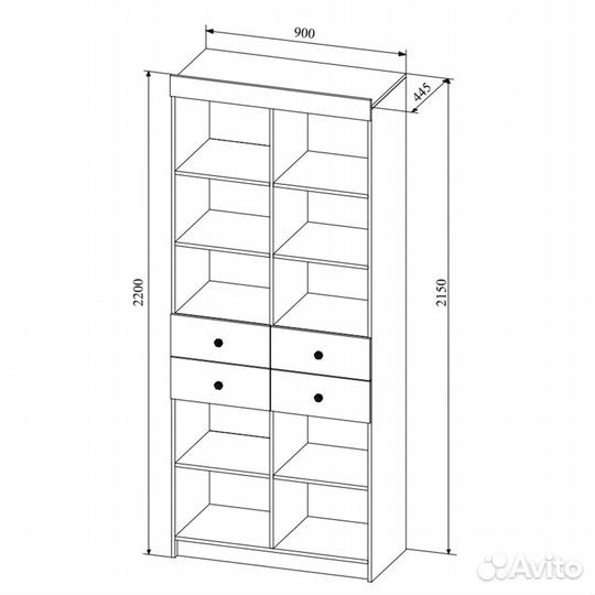 Стеллаж детский на Александровской 101/1