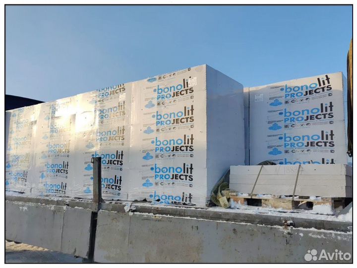 Газобетонные блоки газосиликат Бонолит