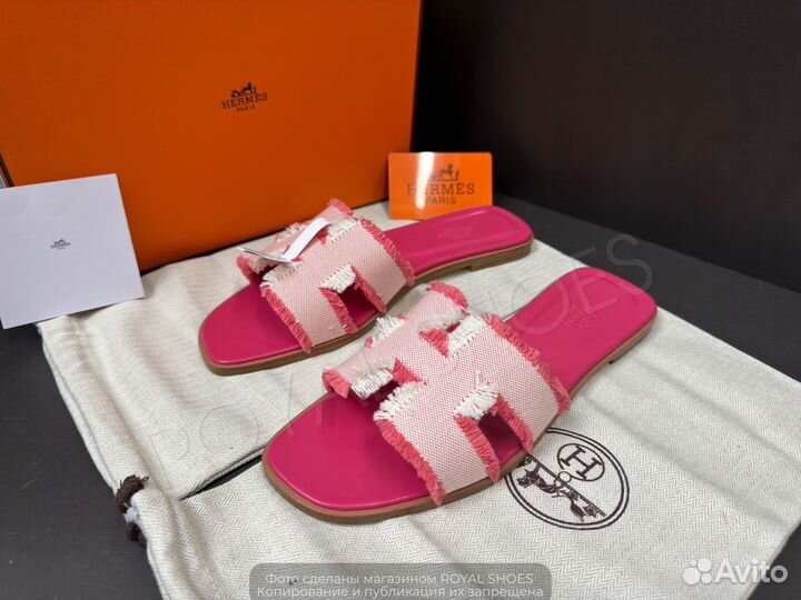 Шлепанцы женские Hermes Oran Slide