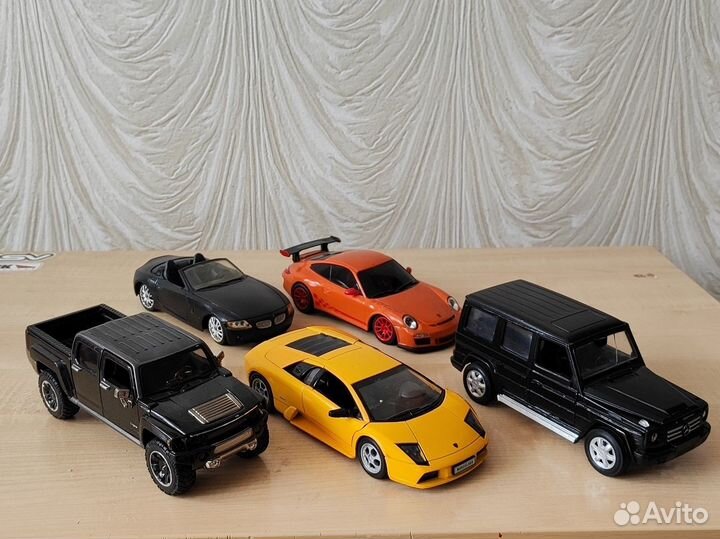 Модели автомобилей 1 24