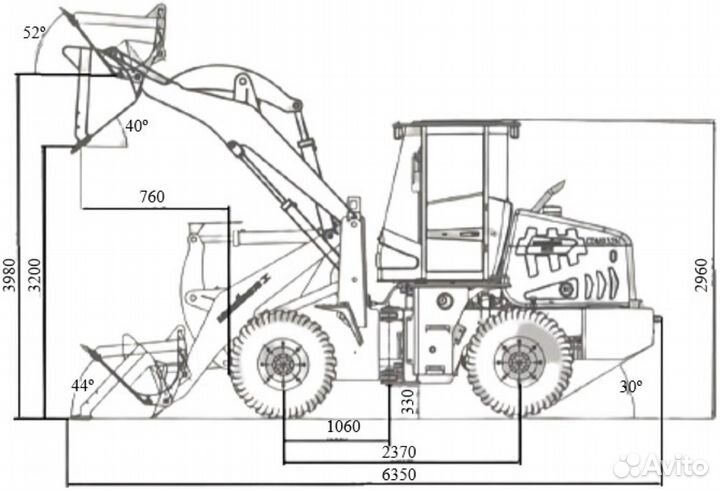 Фронтальный погрузчик Lonking CDM936N, 2023