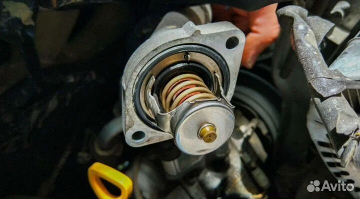 Замена термостата Skoda Rapid 2020-н.в