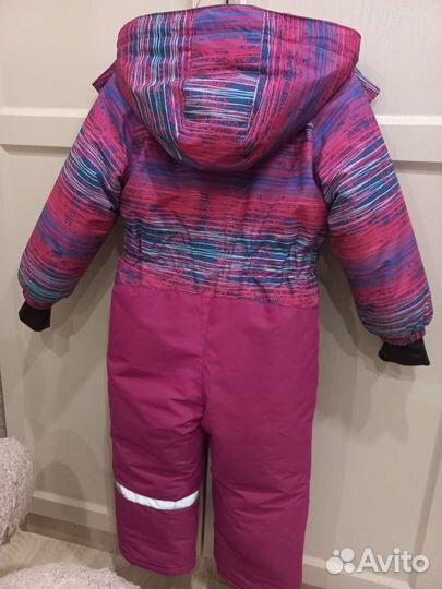 Зимний комбинезон для девочки размер 110 (+6)