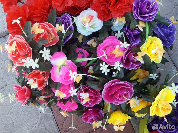 Искусственные цветы букеты