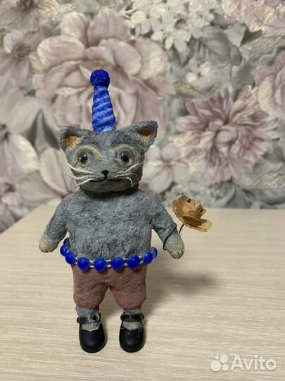 Ватная ёлочная игрушка