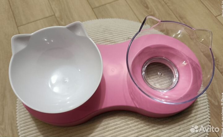 Миски для кошек и собак на подставке