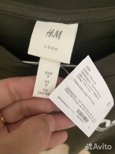 Новая футболка H&M р.S, M