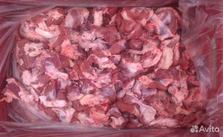 Обрезь мясная и мясо для животных