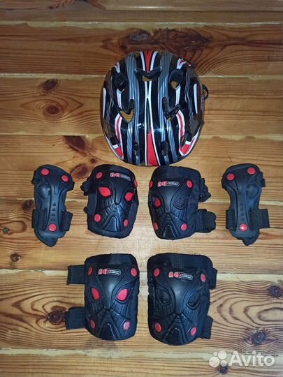 Шлем fila + защита ребенка