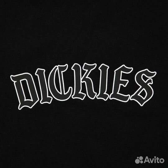 Футболка мужская черного цвета Dickies лого