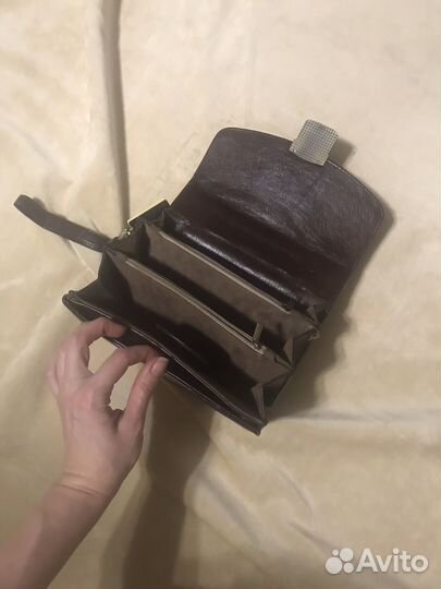Барсетка кожаная мужская