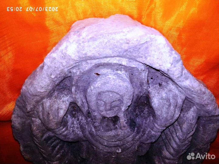 Большая Старинная каменная икона Крым