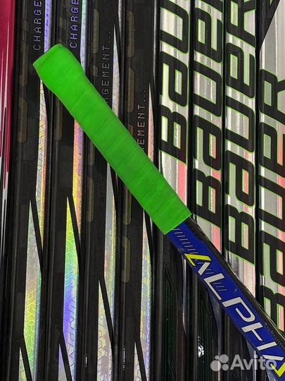 Ручка для хоккейной клюшки (зеленая)