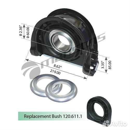 Подшипник подвесной кардана FTL